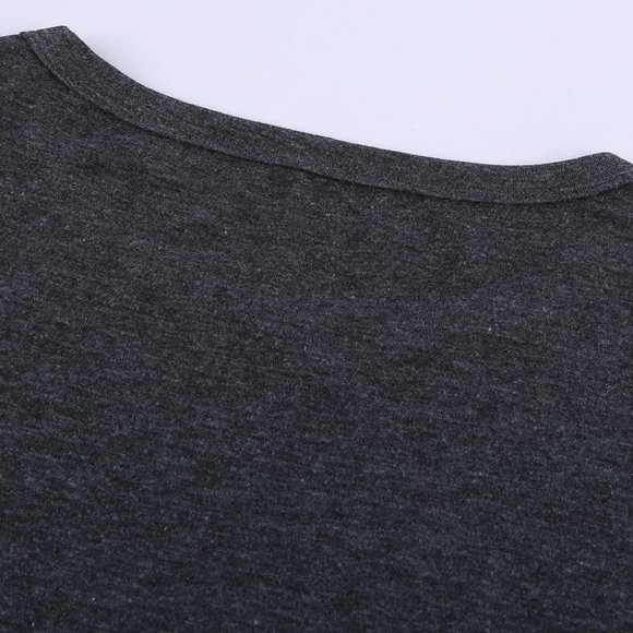 JUST IN! GRAY Rhinestone beaded Long Sleeve Top - Picture 6 of 14